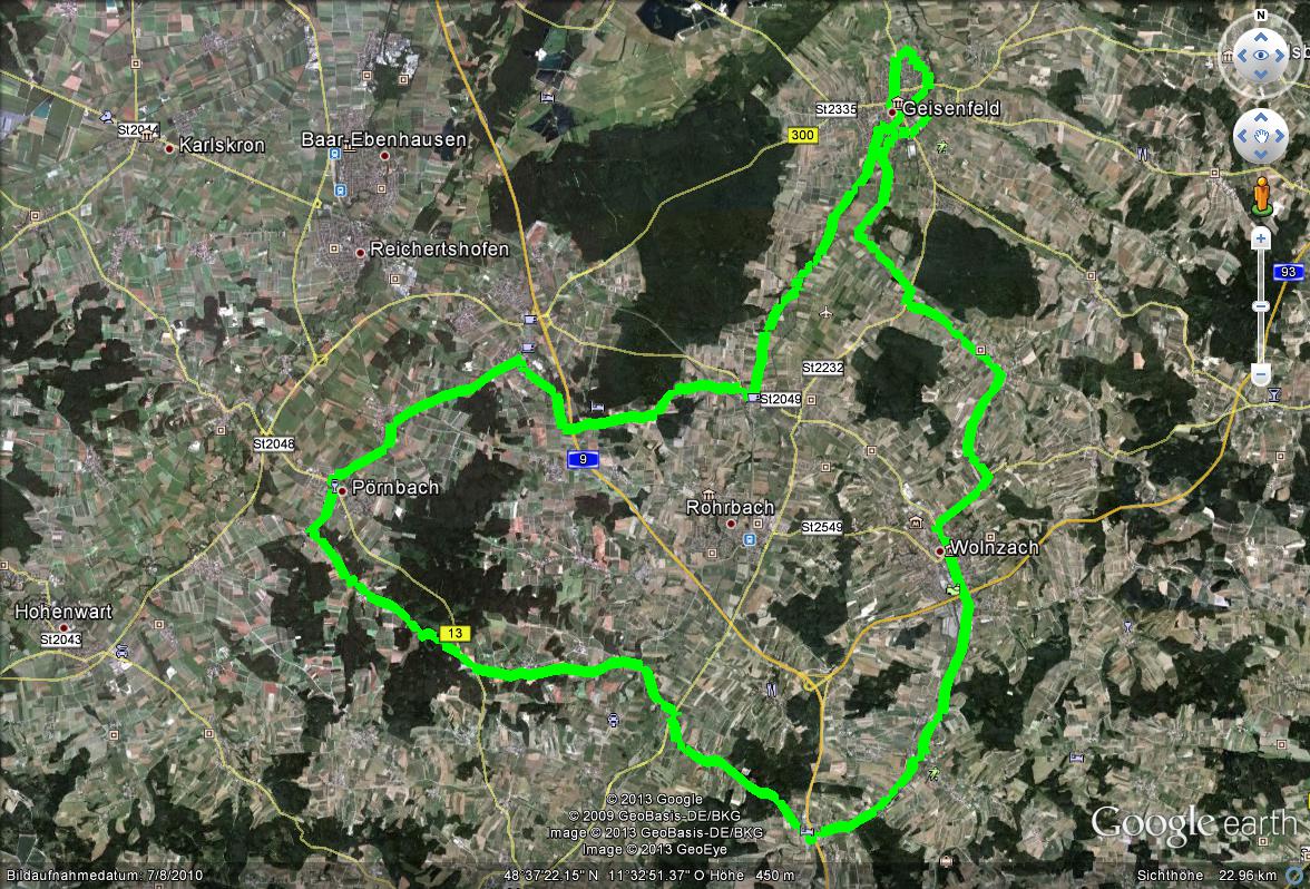 Farradtour rund um Geisenfeld